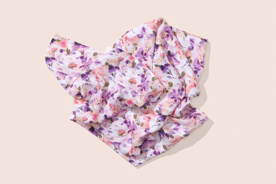 Blushing Beauty | Organic Muslin Wrap by Snuggle Hunny Kids