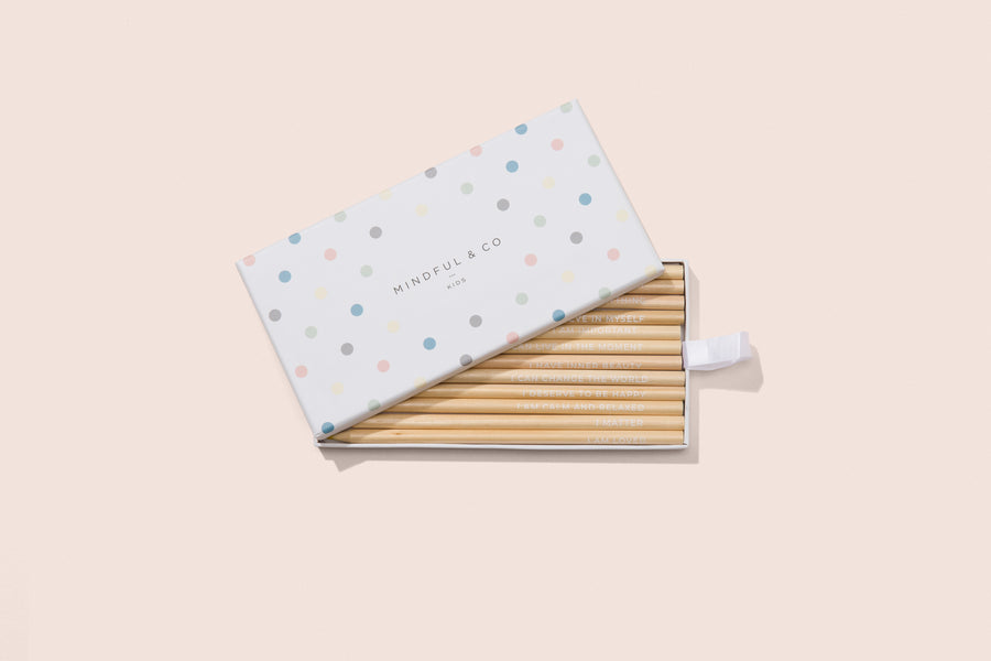 Affirmation Colouring Pencils by Mindful & Co Kids