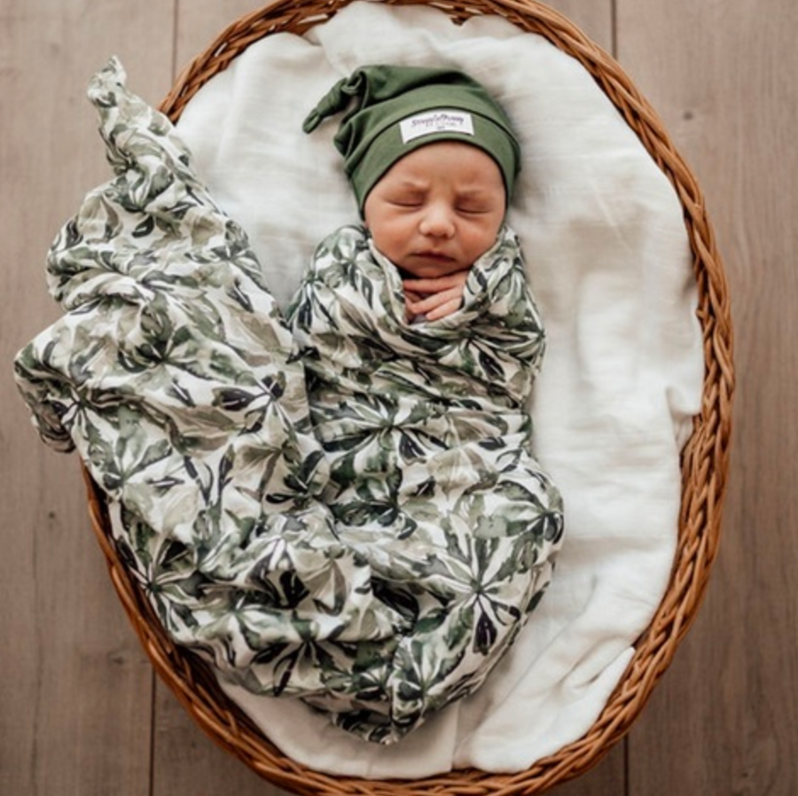 Evergreen | Organic Muslin Wrap by Snuggle Hunny Kids